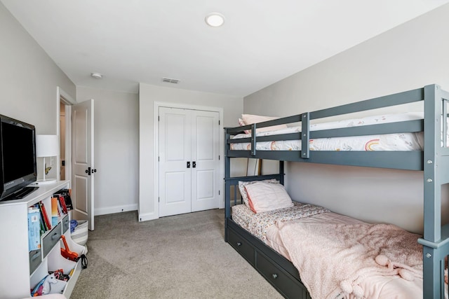 3612 Shady Forest Dr, Murfreesboro, TN 37128 - carpeted bedroom featuring a closet and baseboards
