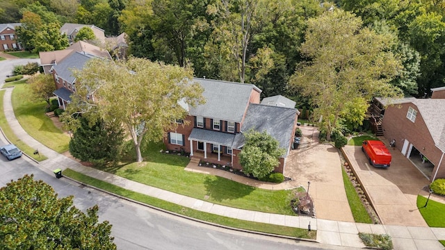720 N Wickshire Way, Brentwood, TN 37027 - aerial perspective of suburban area