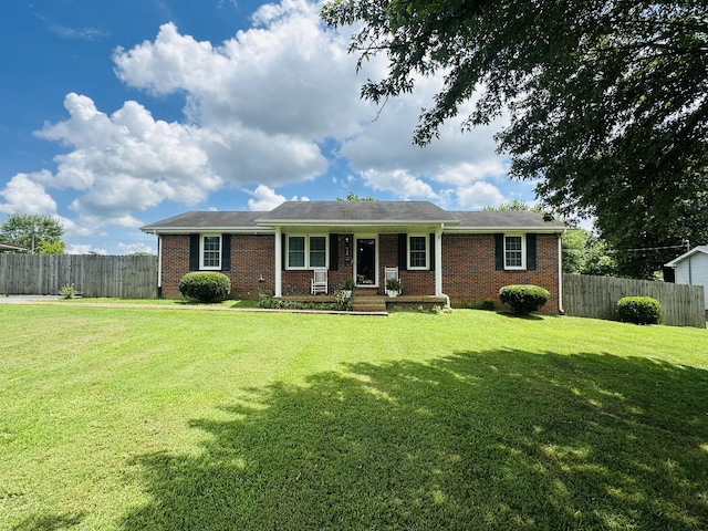 638 Chitwood Dr, Lafayette, TN 37083 - ranch-style house with brick siding