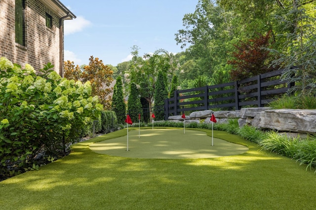 8524 Heirloom Blvd, College Grove, TN 37046 - view of yard featuring an area to practice putting