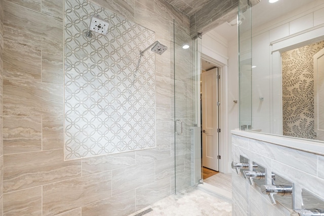 8524 Heirloom Blvd, College Grove, TN 37046 - full bathroom featuring a stall shower