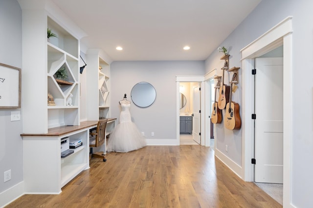212 Rich Cir, Franklin, TN 37064 - unfurnished office featuring light wood-style floors and recessed lighting