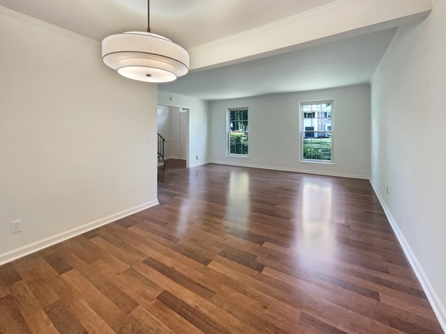1002 E Northfield Blvd Unit H104, Murfreesboro, TN 37130 - empty room with wood finished floors and ornamental molding
