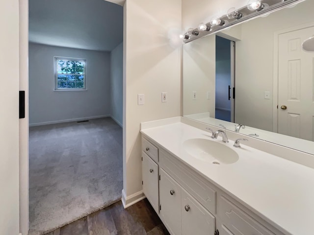 1002 E Northfield Blvd Unit H104, Murfreesboro, TN 37130 - bathroom with vanity and wood finished floors