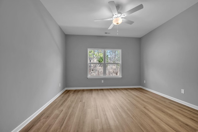 209 E Quail Hollow Way, Dickson, TN 37055 - spare room with wood finished floors and a ceiling fan