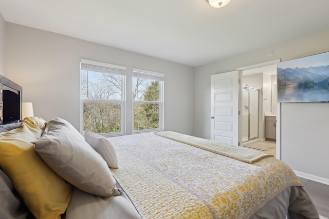 3225 Brookberry Ln, Murfreesboro, TN 37129 - bedroom with wood finished floors and ensuite bath
