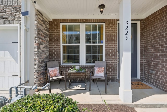 3225 Brookberry Ln, Murfreesboro, TN 37129 - entrance to property featuring a porch and brick siding