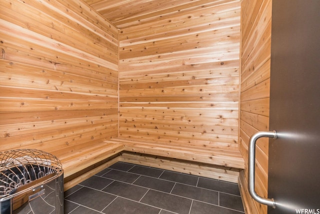 3210 S Dyami Vw Unit 60, Hurricane, UT 84737 - view of sauna / steam room with wood walls and tile floors