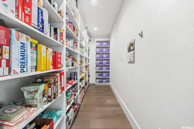 view of pantry
