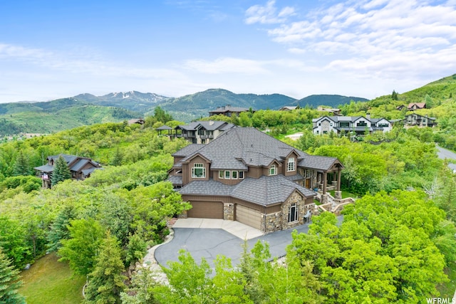 4159 Moose Hollow Rd, Park City, UT 84098 - aerial view featuring a mountain view