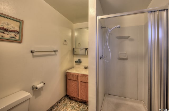 195 E 200 N, Moab, UT 84532 - bathroom with a shower stall and vanity