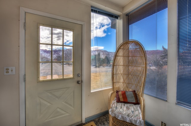 195 E 200 N, Moab, UT 84532 - entryway with a mountain view and baseboards