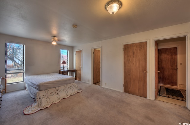 195 E 200 N, Moab, UT 84532 - bedroom featuring carpet flooring and two closets