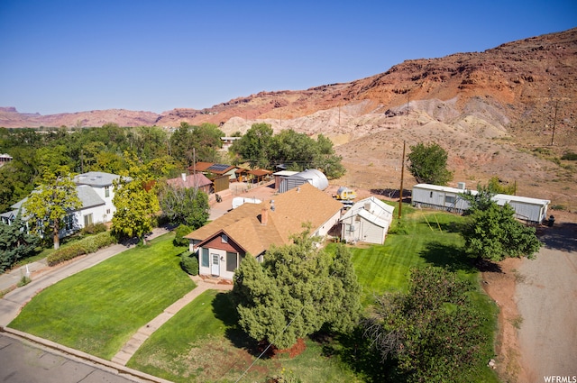 195 E 200 N, Moab, UT 84532 - aerial perspective of suburban area with mountains