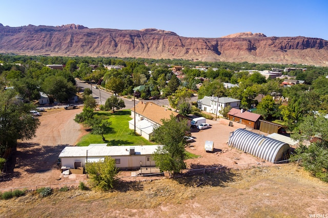 195 E 200 N, Moab, UT 84532 - drone / aerial view of a mountain backdrop