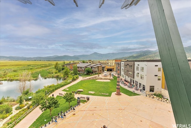 1456 Newpark Blvd Unit 422, Park City, UT 84098 - exterior space with a water and mountain view