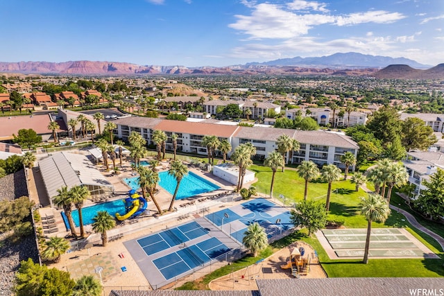 1845 W Canyon Dr Unit 304, St George, UT 84770 - aerial view featuring a mountain view