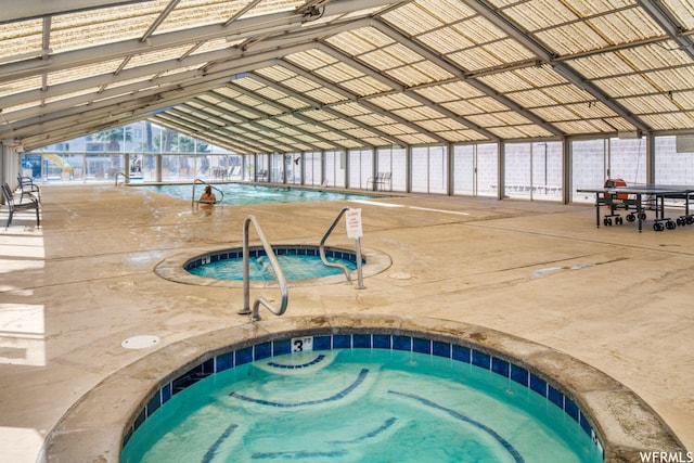 1845 W Canyon Dr Unit 304, St George, UT 84770 - view of swimming pool with an indoor in ground hot tub