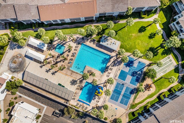 view of drone / aerial view
