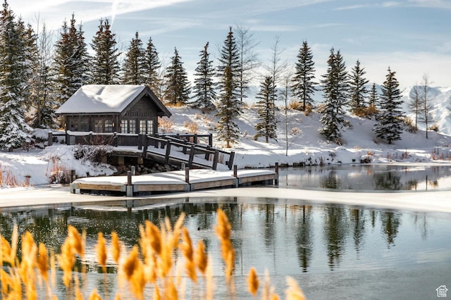 8139 N Sunrise Loop, Park City, UT 84098 - dock area with a water view
