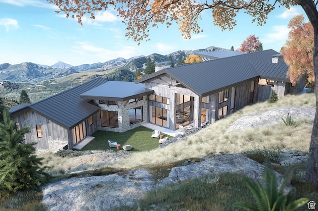8139 N Sunrise Loop, Park City, UT 84098 - aerial view featuring a mountain view