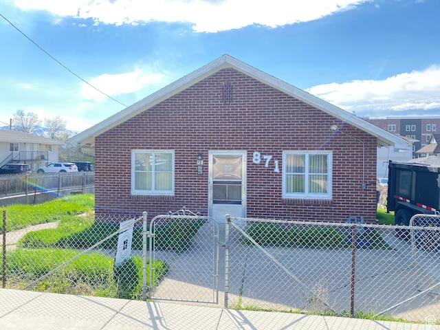 view of bungalow-style house
