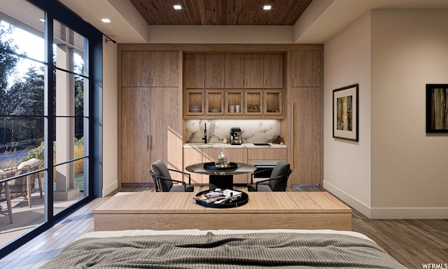 7932 Red Tail Ct, Park City, UT 84060 - interior space featuring wooden ceiling and hardwood / wood-style flooring