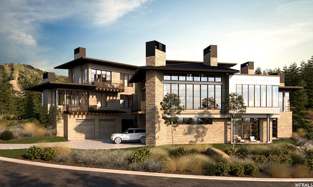 7932 Red Tail Ct, Park City, UT 84060 - view of rear view of property
