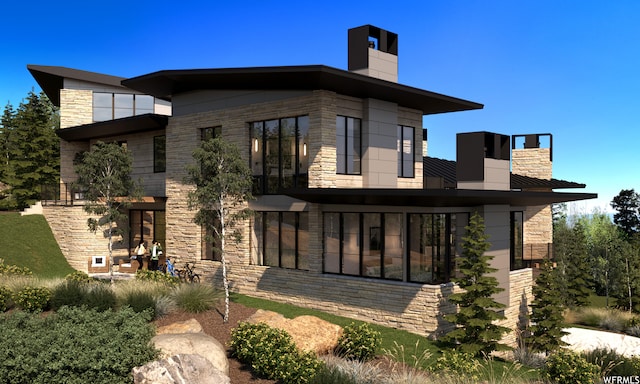 7932 Red Tail Ct, Park City, UT 84060 - view of back of house