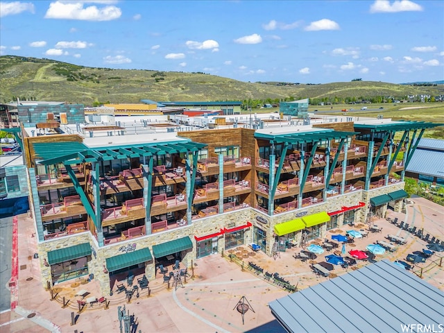 1476 Newpark Blvd Unit 204, Park City, UT 84098 - bird's eye view featuring a mountain view