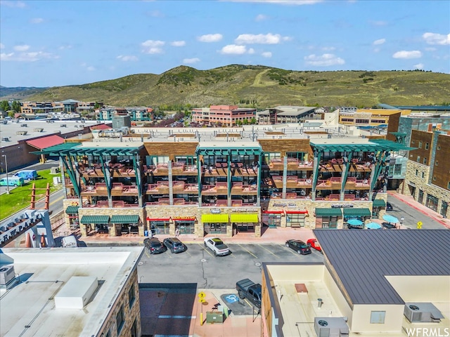 1476 Newpark Blvd Unit 204, Park City, UT 84098 - drone / aerial view featuring a mountain view