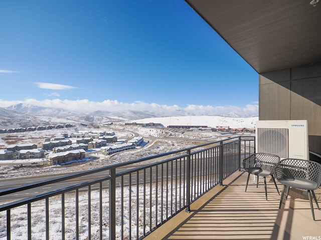 909 W Peace Tree Trl Unit 601, Heber City, UT 84032 - balcony featuring ac unit and a mountain view