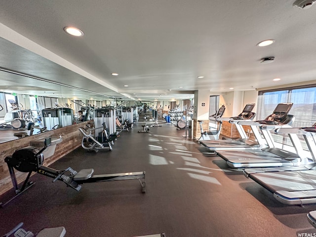 909 W Peace Tree Trl Unit 601, Heber City, UT 84032 - gym with recessed lighting