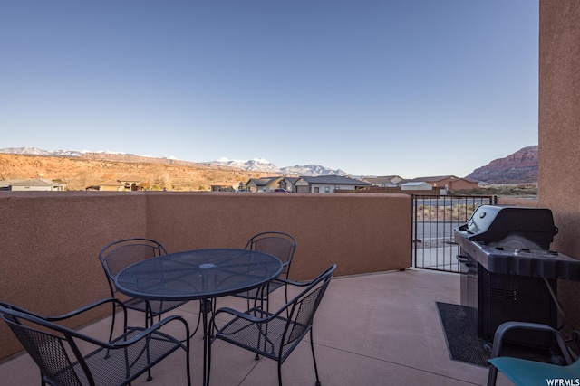3862 Desert Willow Cir Unit 9-A1, Moab, UT 84532 - balcony with a mountain view and grilling area