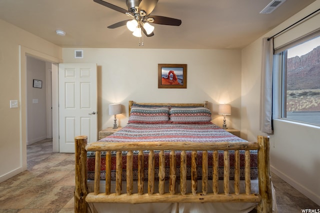 3862 Desert Willow Cir Unit 9-A1, Moab, UT 84532 - bedroom featuring ceiling fan