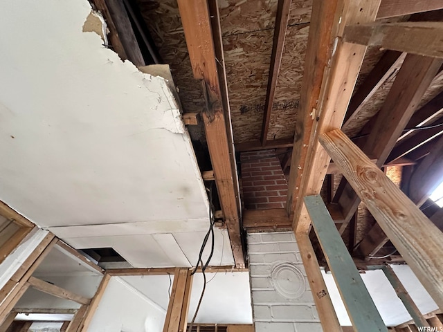 136 W Whitmore Dr, East Carbon, UT 84520 - view of unfinished attic
