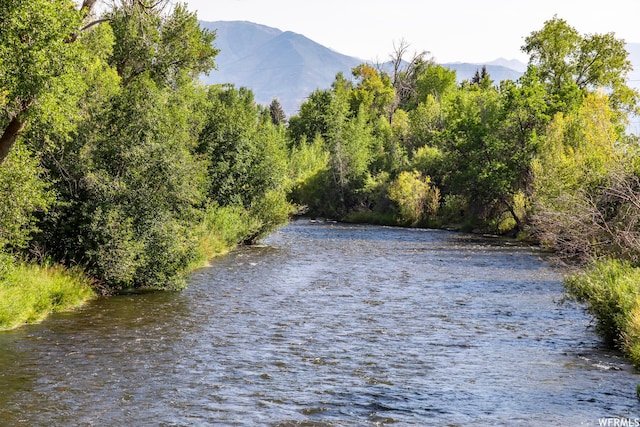 2085 W Midway Ln, Heber City, UT 84032 - water view featuring a mountain view and a forest view
