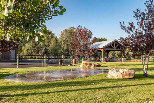 2085 W Midway Ln, Heber City, UT 84032 - view of home's community featuring a gazebo and a yard
