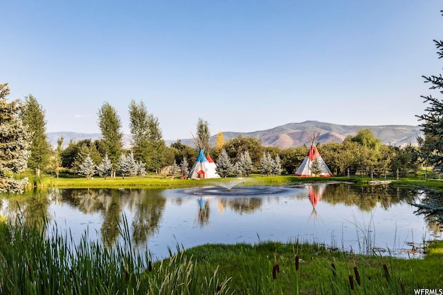 2085 W Midway Ln, Heber City, UT 84032 - water view featuring a mountain view