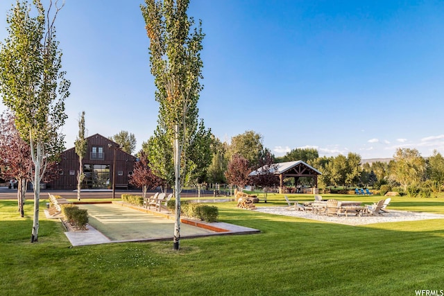 2085 W Midway Ln, Heber City, UT 84032 - view of home's community with a lawn and a gazebo