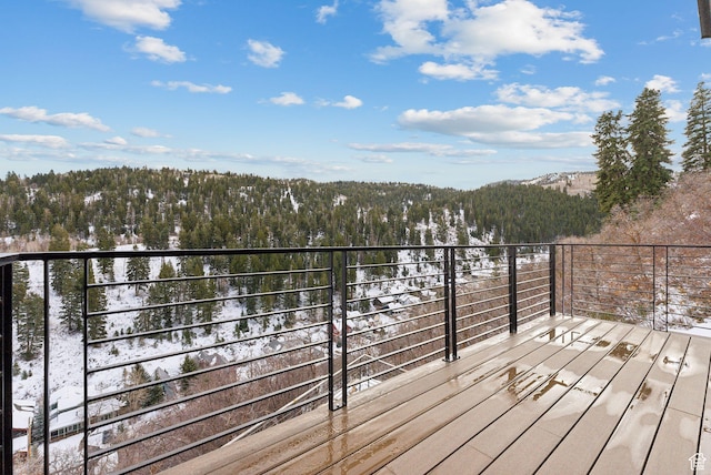 103 Alice Ct, Park City, UT 84060 - wooden deck with a mountain view