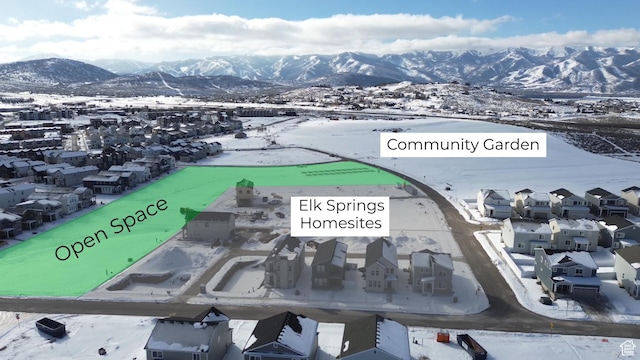 6962 Elk Wallow Dr Unit 7, Park City, UT 84098 - bird's eye view with a residential view and a mountain view