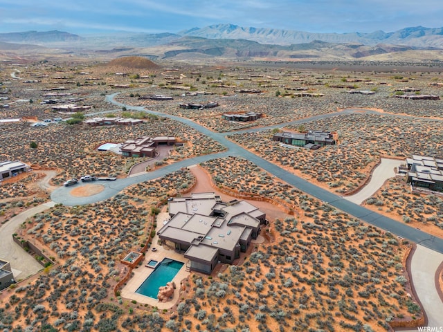 854 W Tawgoo Ct, Ivins, UT 84738 - bird's eye view featuring a mountain view