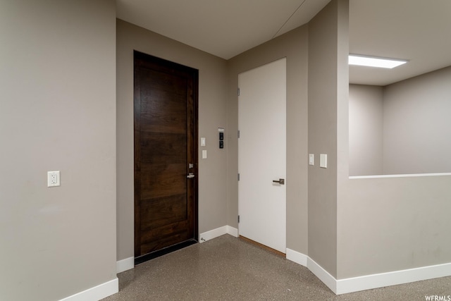 854 W Tawgoo Ct, Ivins, UT 84738 - interior space featuring speckled floor and baseboards
