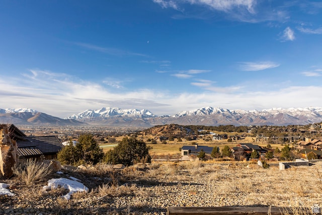 view of mountain feature