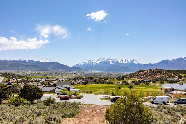 view of mountain feature