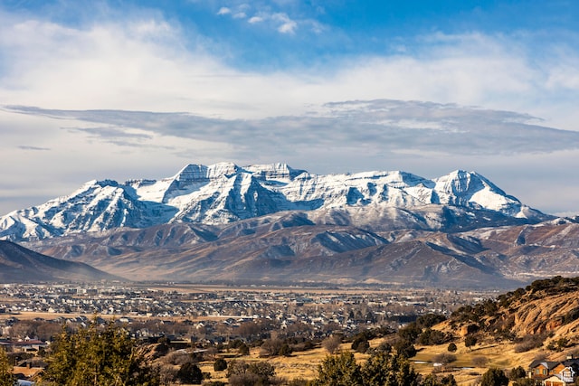view of mountain feature