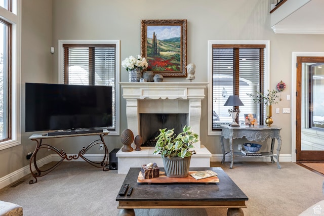 3626 E Granite Bench Ln S, Sandy, UT 84092 - living room with light colored carpet