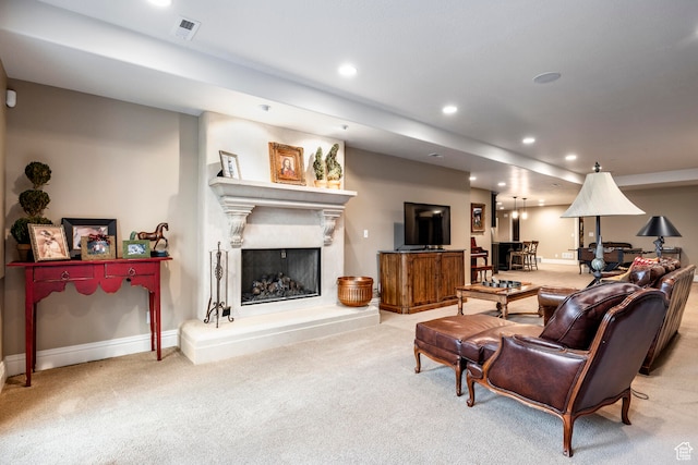 3626 E Granite Bench Ln S, Sandy, UT 84092 - living room with light carpet