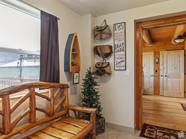 interior space featuring light hardwood / wood-style floors